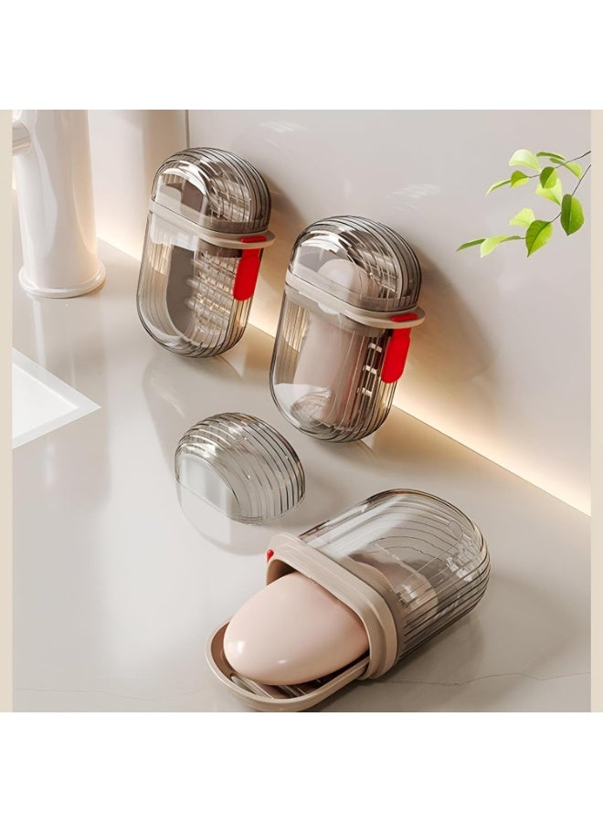 حافظة الصابون المتنقلة للرحلات او السفر صُممت لتقدم أقصى درجات النظافة والجفاف للصابون - Image 5